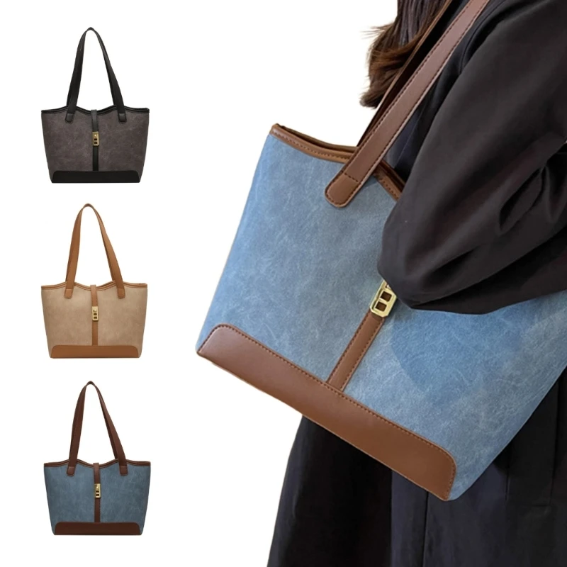 

Stylish Women's Handbag Large Capacity Tote Bag Shoulder Bag for Everyday Use