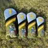 1pc/4pcs Funny Design Cover For Various Club, Golf Club Head Cover, Golf Accessories 1