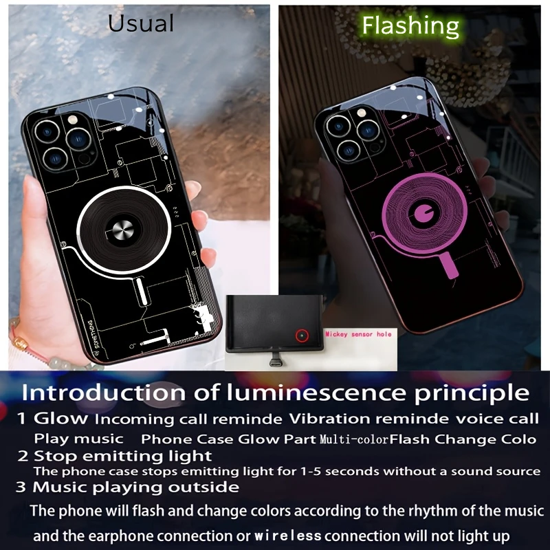 Dazzling Glowing Shockproof Luminous Phone Case