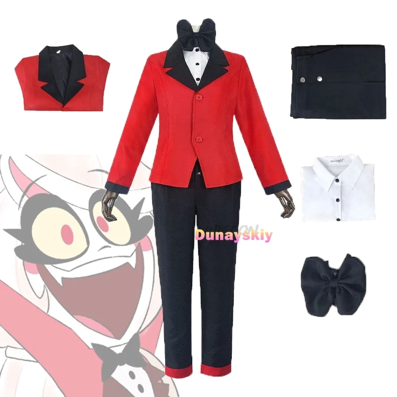 

Costume Hazbin cos Hotel CHARLIE Anime Suit Uniform Outfit Halloween Carnival Costumes Halloween Costumes for Women suit cos