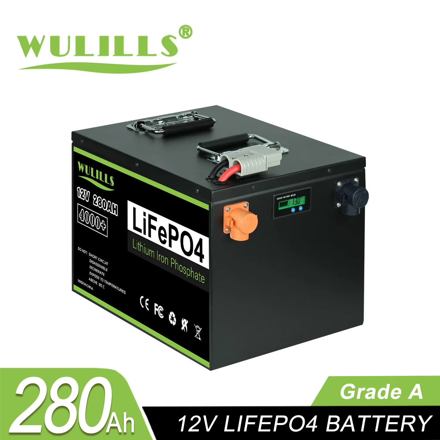 New 12v 24v 48v 50ah 100ah 160ah 140ah 300ah Lifepo4 Battery Pack Lithium  Iron Phosphate Batteries Built-in Bms For Solar Boat - Battery Packs -  AliExpress