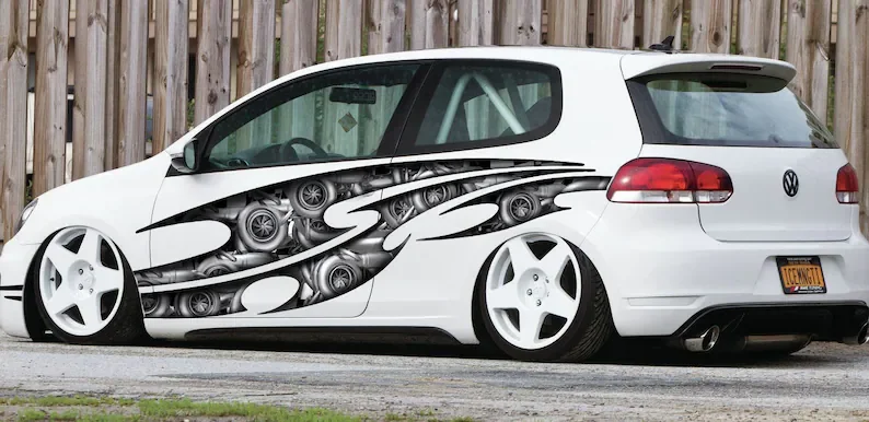 

Tribal Racing Full Color Car Vinyl Design, Tribal , Car Vinyl, zzlb_2