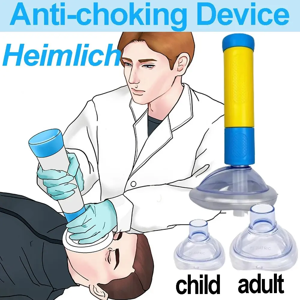 First Aid Kit Anti-choking Rescue Device Anti Asphyxia Face Mask Emergency Home Rescue Adults Child Heimlich Maneuver choking rescue kits first aid mask first aid kit