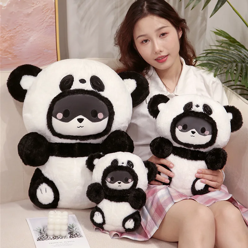 

Kawaii Plush Panda Toy Stuffed Fluffy Animal Panda Bear Plushie Pillow Lovely Cartoon Toy for Baby Kids Birthday Gifts