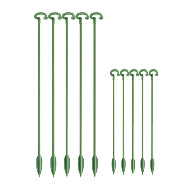 5 db Műanyag Növényi Támogatások Virágállvány Újrafelhasználható Védelem Rögzítése Kertészeti Szerszámok Készletek Zöldségtartó -Tartóhoz