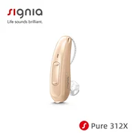 Pure 312 X with Signia Xperience platform fully-featured Bluetooth connectivity T-coil is available for the hearing loss deaf 1