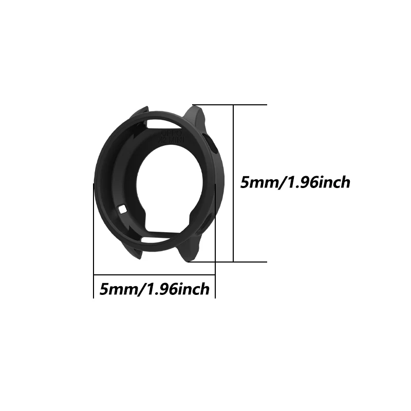 Soft Silicone Shock-Resistant Smartwatch Protector Case