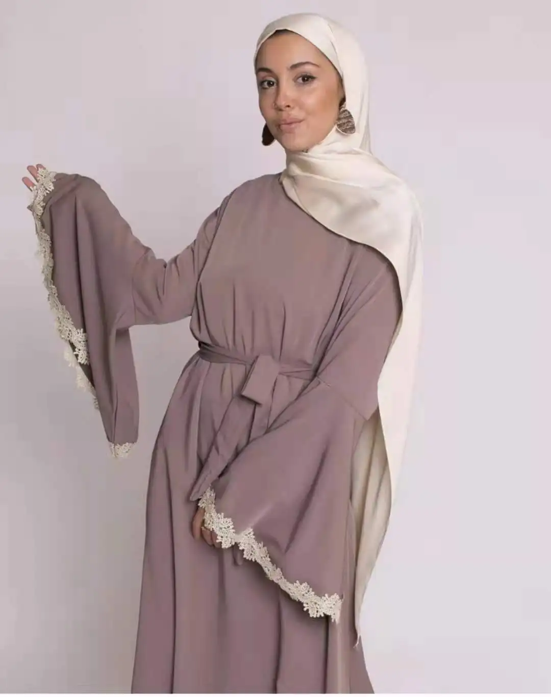 Ramadan Muslim Hijab Dress Abayas for Women Abaya Dubai Turkey Islam Clothing Kaftan Robe Muslim Abaya Dresses - Image 3