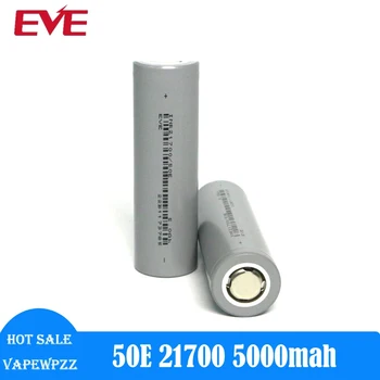 Batteria EVE 50E 21700 originale 3.65V 5000mAh 15A 3C ricaricabile agli ioni di litio, celle Eve INR21700 per l'assemblaggio di batterie