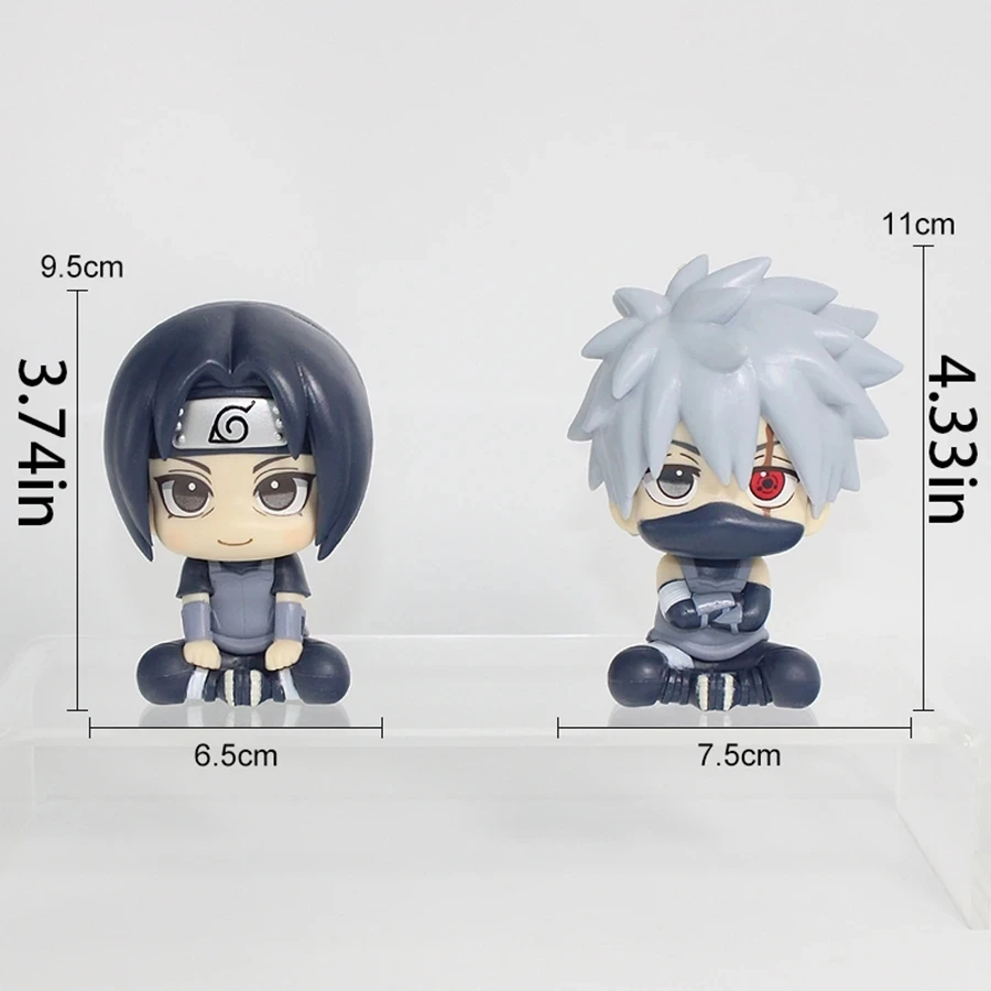 10cm Naruto Anime Collectible: Uchiha Itachi PVC Action Figure - Q Version Figurine Doll Toy