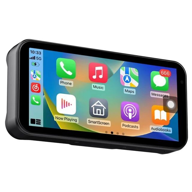 EO:F83A+ 6.25-inch touchscreen For motorcycle infotainment system, V4.0 Bluetooth + Wireless carplay/Android Auto+WiFi+ Line