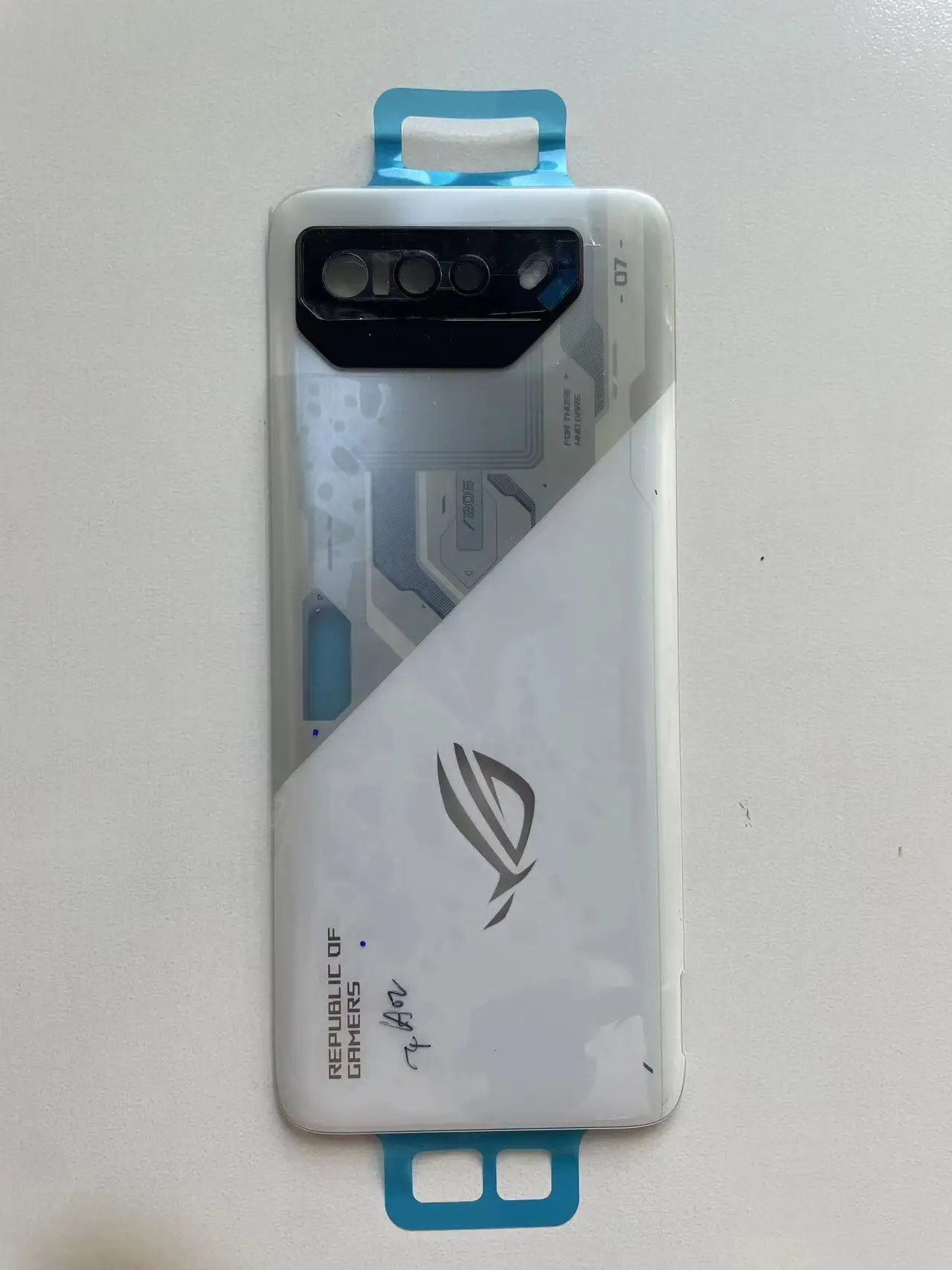 Original New Back Glass For Asus ROG Phone 7 Back Cover Door Rear