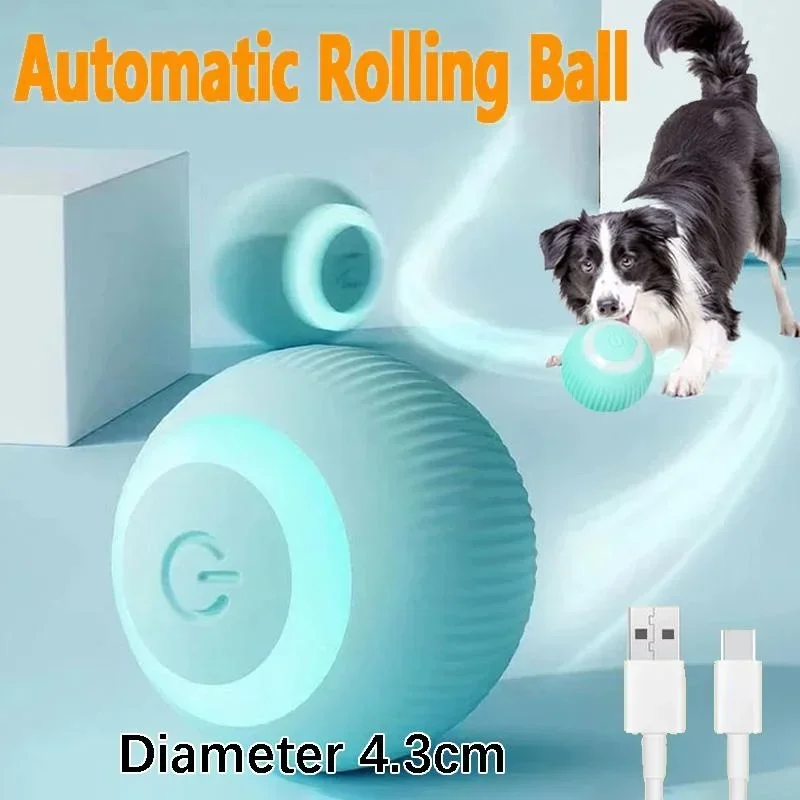 

Игрушки для домашних животных, автоматическая вращающаяся самодвижущаяся игрушка для мяча, Аксессуары для кошек, Интерактивная интеллектуальная тренировочная игрушка для котят