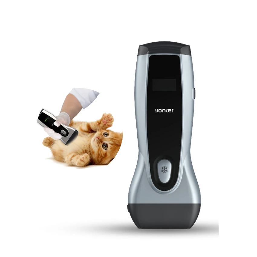 

Yonker pocket veterinary ultrasound scanner portable Handheld WiFi Color wireless ultrasound probe vet for animal cat pet dog