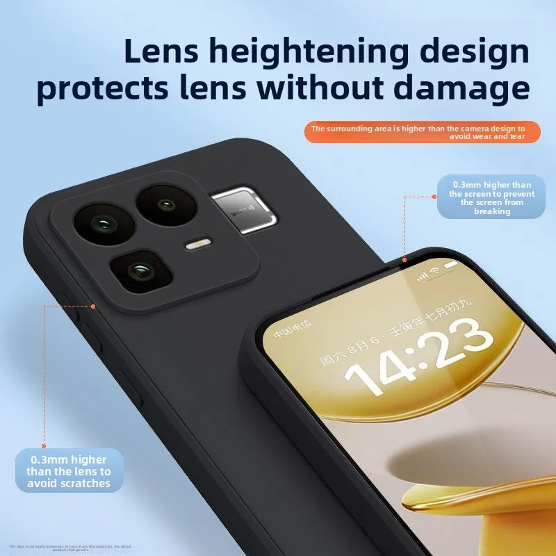 Fashionable Skin-friendly Liquid Silicone Shockproof Bumper Case