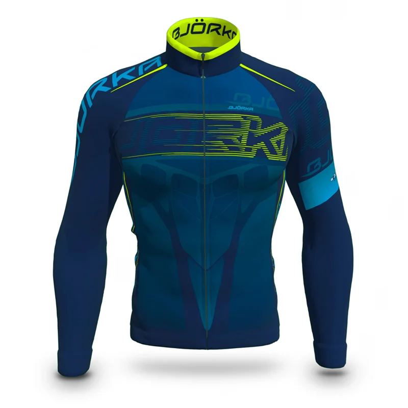 Spring/Summer BJORKA Cycling Jerseys Men's Long Sleeve Thin Jacket Lightweight Breathable Ciclismo Maillot Sun Protection Tops 2