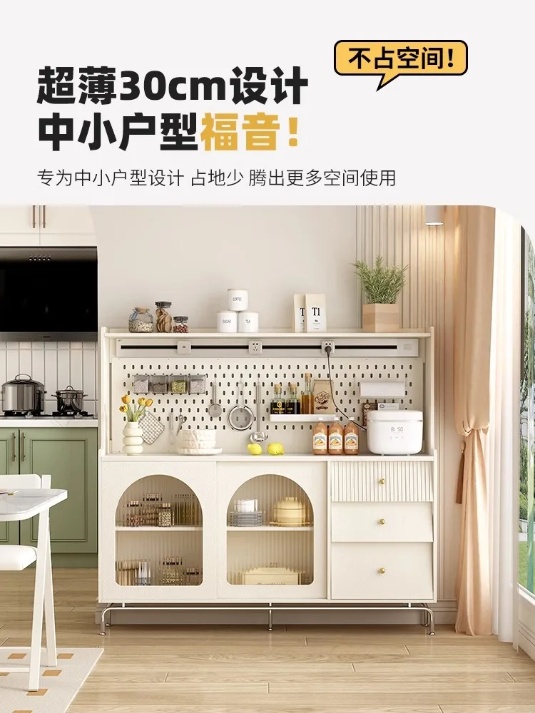 

Ультратонкие шкафчики для украшения стен, Современные длинные полувысокие Шкафы для чая и вина.