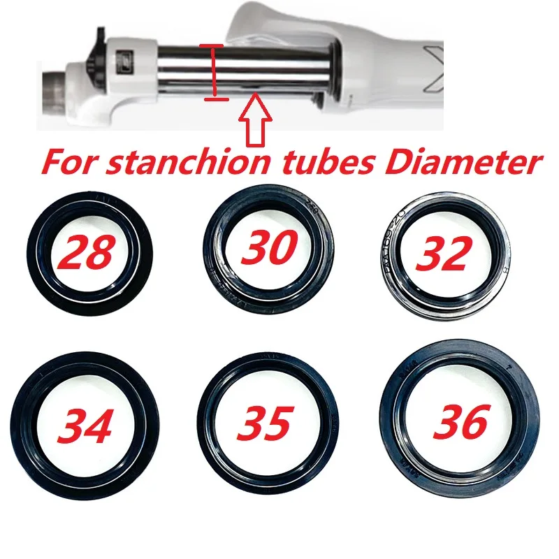 Mountain Bike Front Fork Wiper Dust Seal 28mm 30mm 32mm 34mm