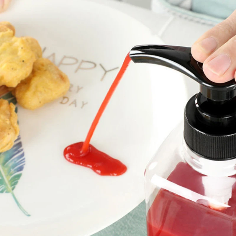 Dispenser Liquido Per Sciroppo Caffè - Bottiglia Con Pompa Da 1100ml Con Scala Graduata - Foto 4