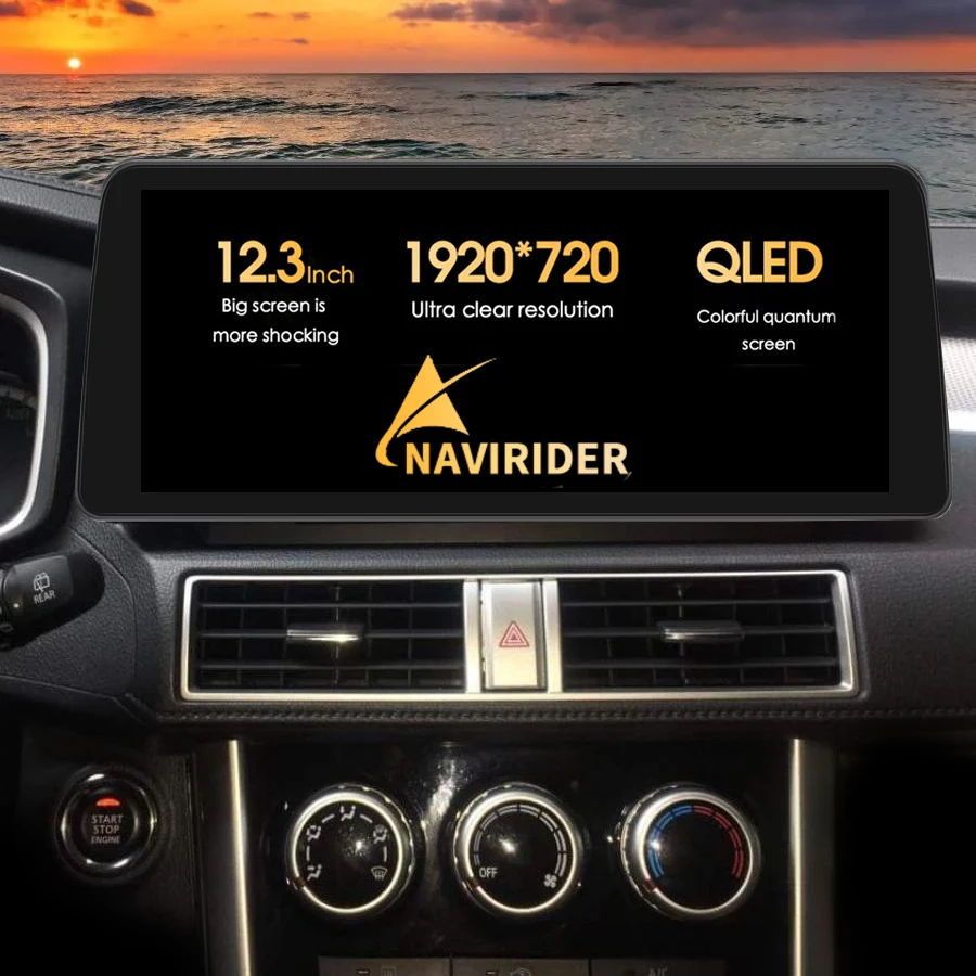 12.3''1920*720 Qled Android 12 Screen Multimedia Video Player For