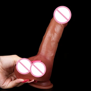 Ejaculating Dildo Soft Realistic Dildo Spraying Dick Penis Suction Cup Dildos for Women Strapon Squirting Dildo Sextoy Adult Toy 3