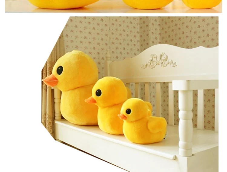 Big Yellow Duck Plush Dolls para crianças,