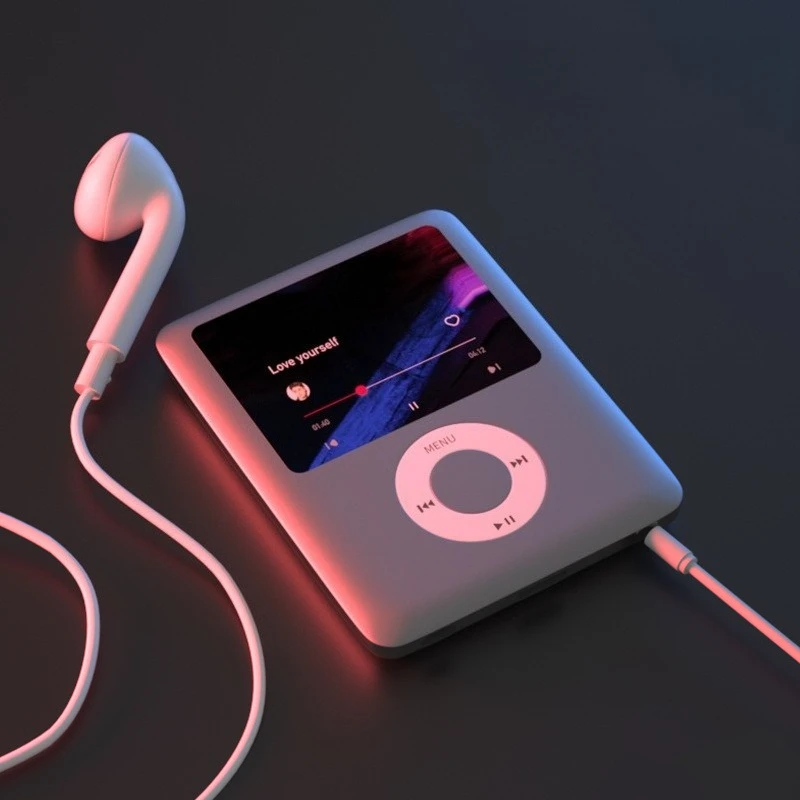 Portable Mini MP3 Music Player Fashion High Quality MP4 Radio Player Gift Support FM Radio Video E-book with 4/8G Large Memory