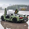 1:24 Lamborghinis Aventador SVJ63 Alloy Model Car Toy Diecasts Metal Casting Sound and Light Car Toys For Children Vehicle 1