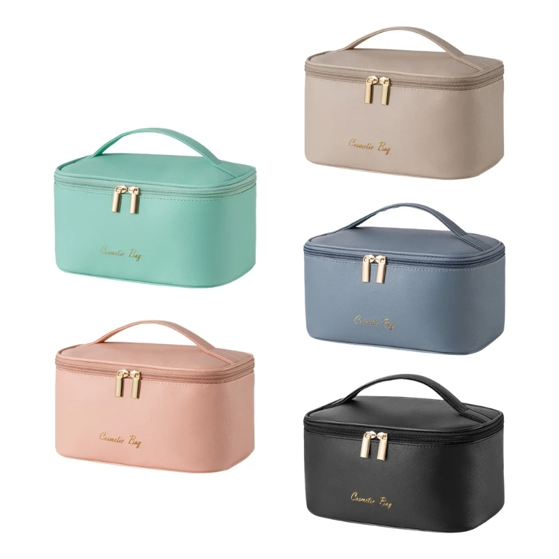 

Makeup Bag Women Large Capacity Cosmetic Bag Multifunction Brush Beauty E74B