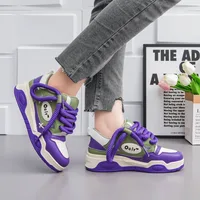 2024Brand Platform Sneakers Women's Height Increased Breathable Soft sole Running Shoe Luxury Microfiber Vulcanize Shoes for Men 1
