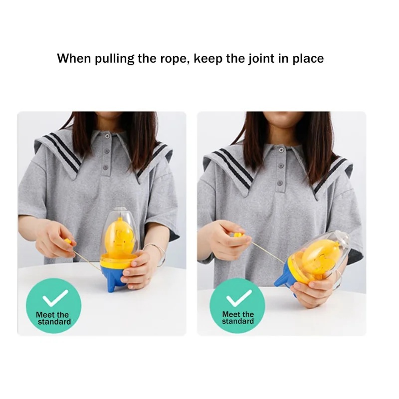 Egg Yolk Shaker -Mixing Whisk Eggs Spin Mixer Stiring Maker Puller Manual Egg Shake Tool Kitchen Cooking Baking Tools