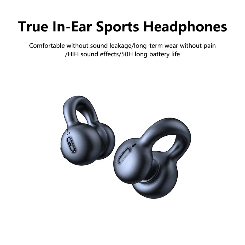 

Ear hanging bone conduction earphones sports non-in-ear running wireless clip-on bluetooth earphones