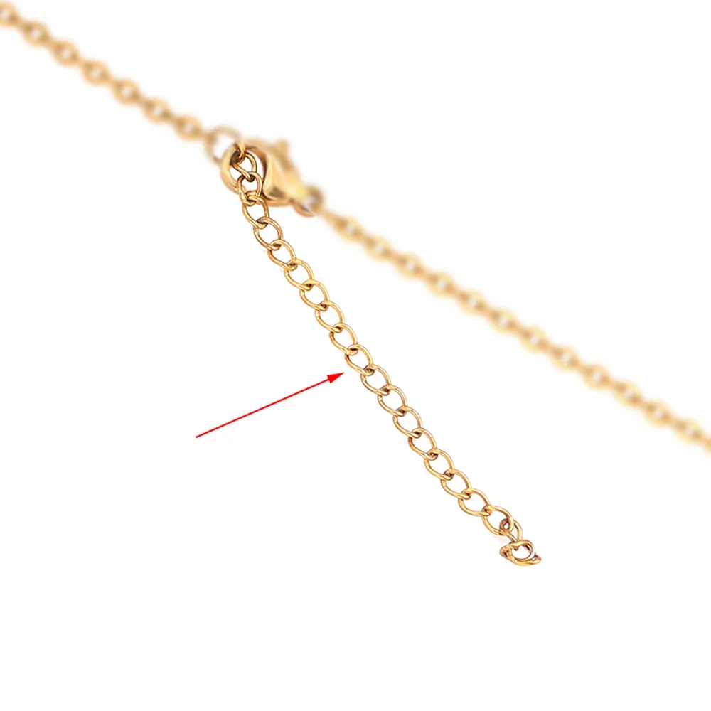 Lobster Clasps 10pcs/lot Stainless Steel Extended Extension Tail Chain Lobster Clasps Connector DIY Jewelry Making Findings Bracelet Necklace