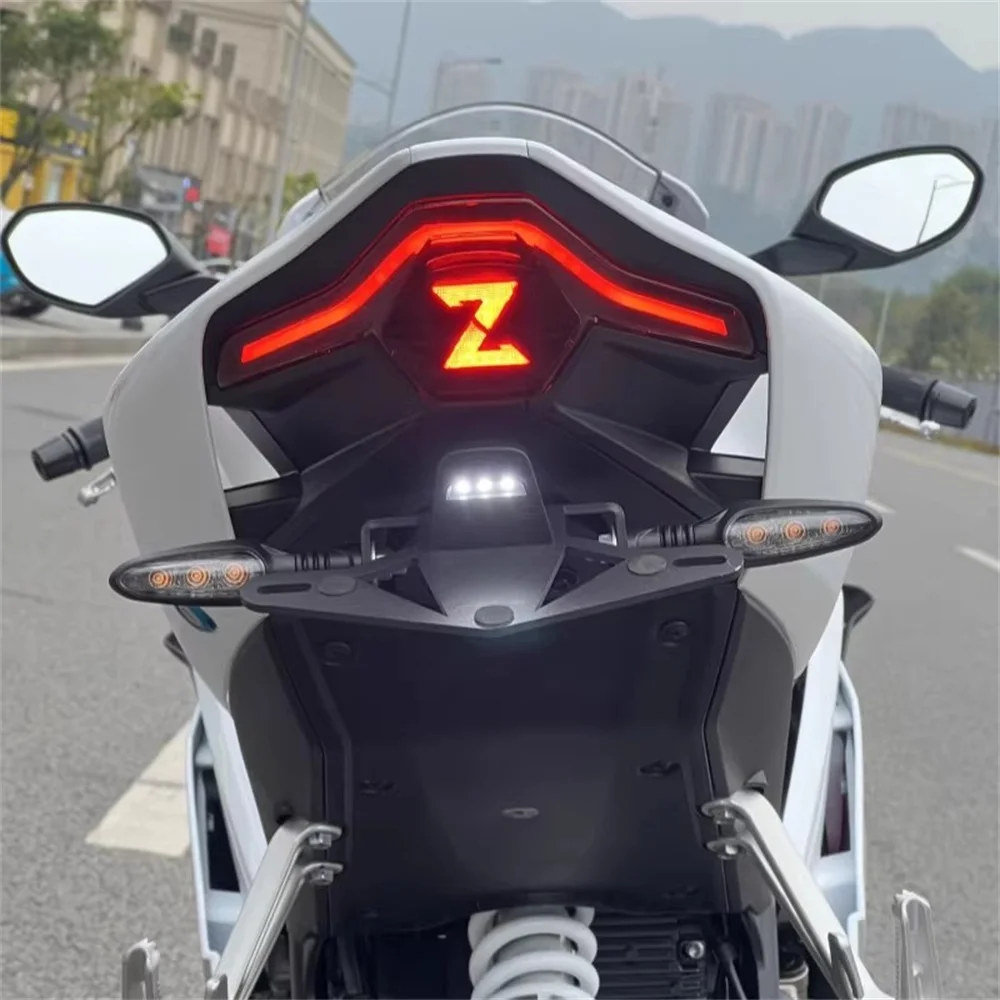 ZXMOTO 500RR ZX500RR 접이식 짧은 테일 번호판 프레임 두께 4mm..