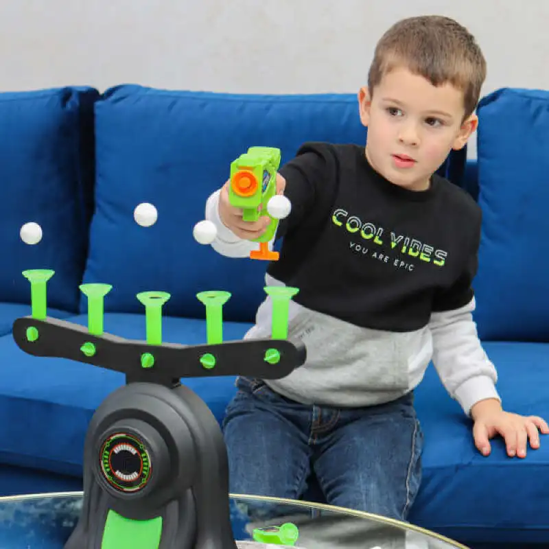 Glow-in-the-Dark Shooting Target Practice Kids Shooting Toy Gun Set Electric Hovering Target Toy Set Gift Choice