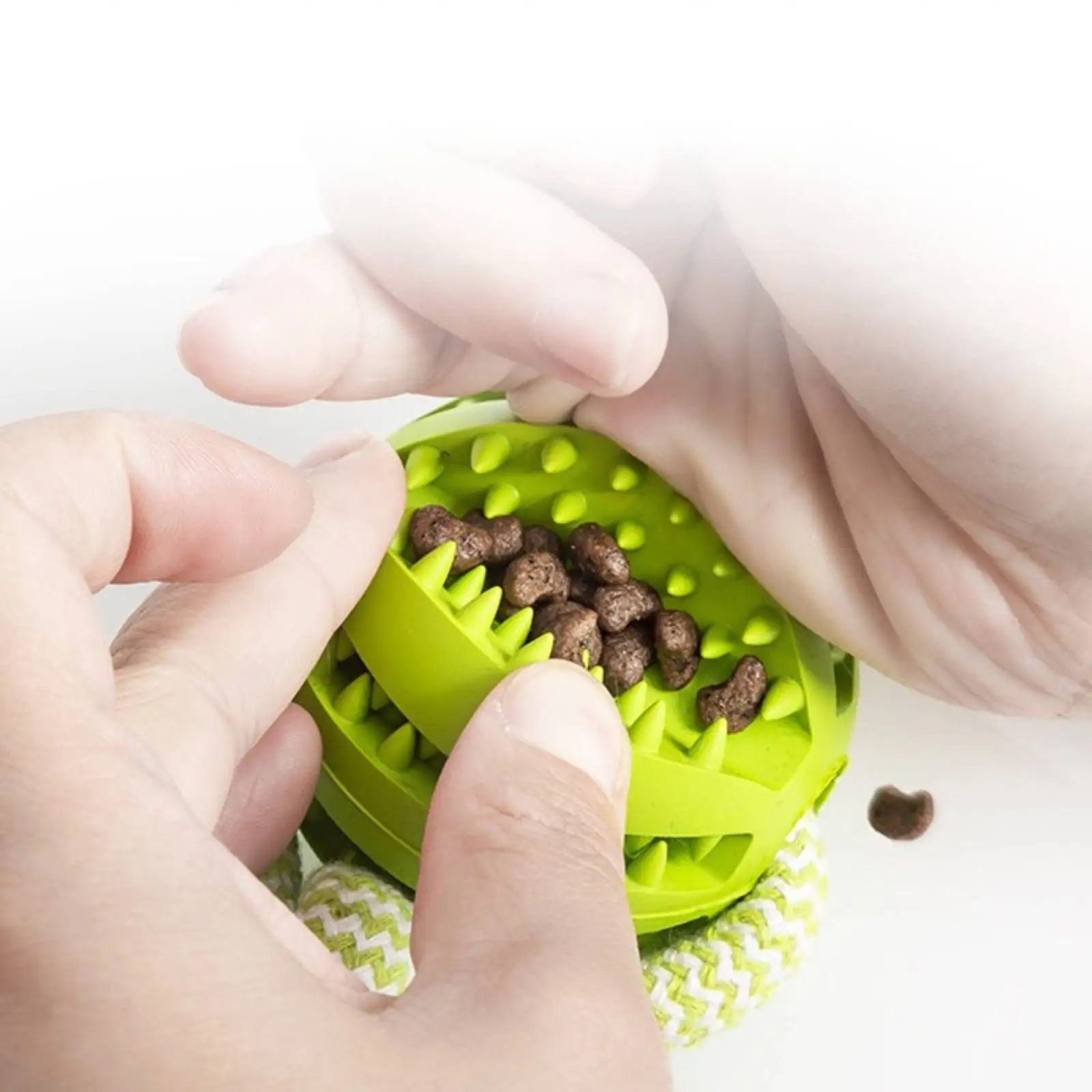 Durable Interactive Treat-Dispensing Puzzle Ball