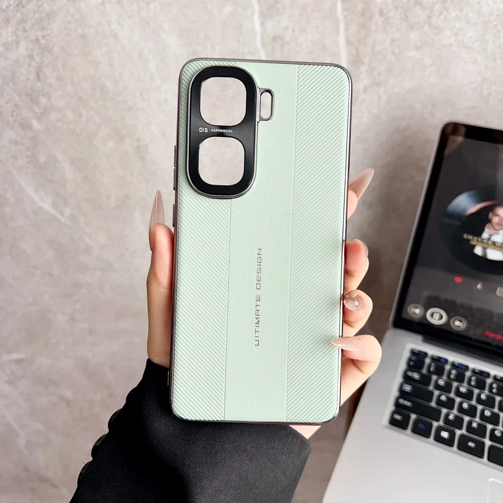 Luxury Plating Hard PU Protective Back Cover Case - Full Cover Shell