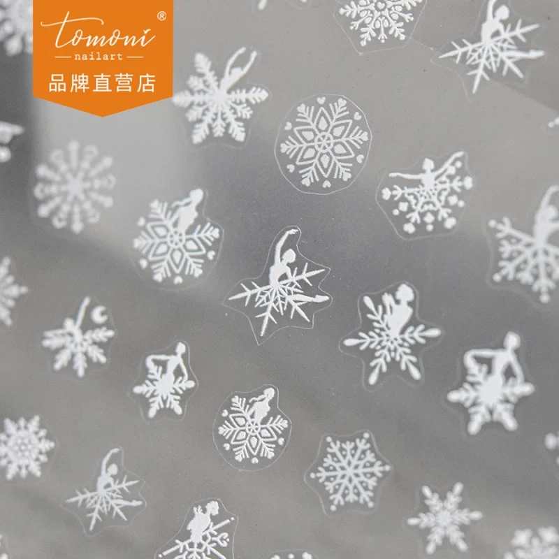 

[Meow.Sensei] Thin Tough Nail Stickers Popular Retro Nail Sticker Factory Wholesale Japanese Ice Flying 3614
