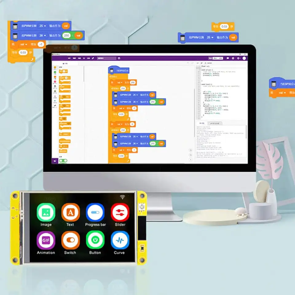 ESP32 Touchscreen 2.8inch TFT LCD Display ESP-WROOM-32 st7789 Resistive Touch Module 240 * 320 ESP32-2432S028R Bluetooth WIFI image 4