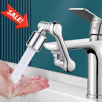 Universal Swivel Faucet Extender Attachment With Air Mixer Bubble Nozzle 22 24mm Adapter For Wash Basin Kitchen Sink 1