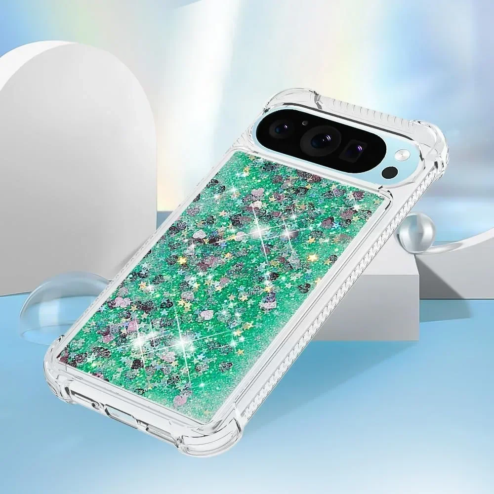 Luxury Quicksand Glitter Love Heart Shockproof Phone Case