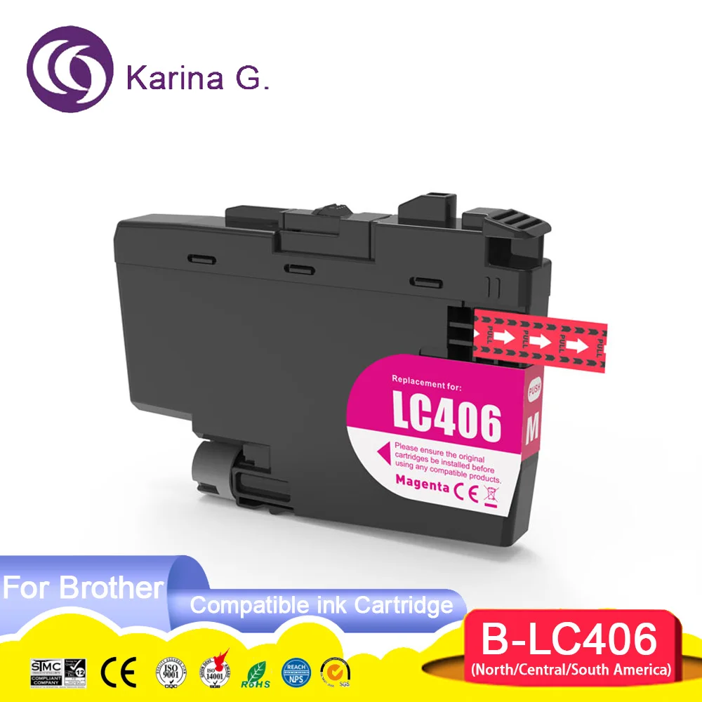 LC406 LC 406 Compatible Ink Cartridge For HL-JF1,MFC-J4335DW/J4345DW/J4535DW/J5