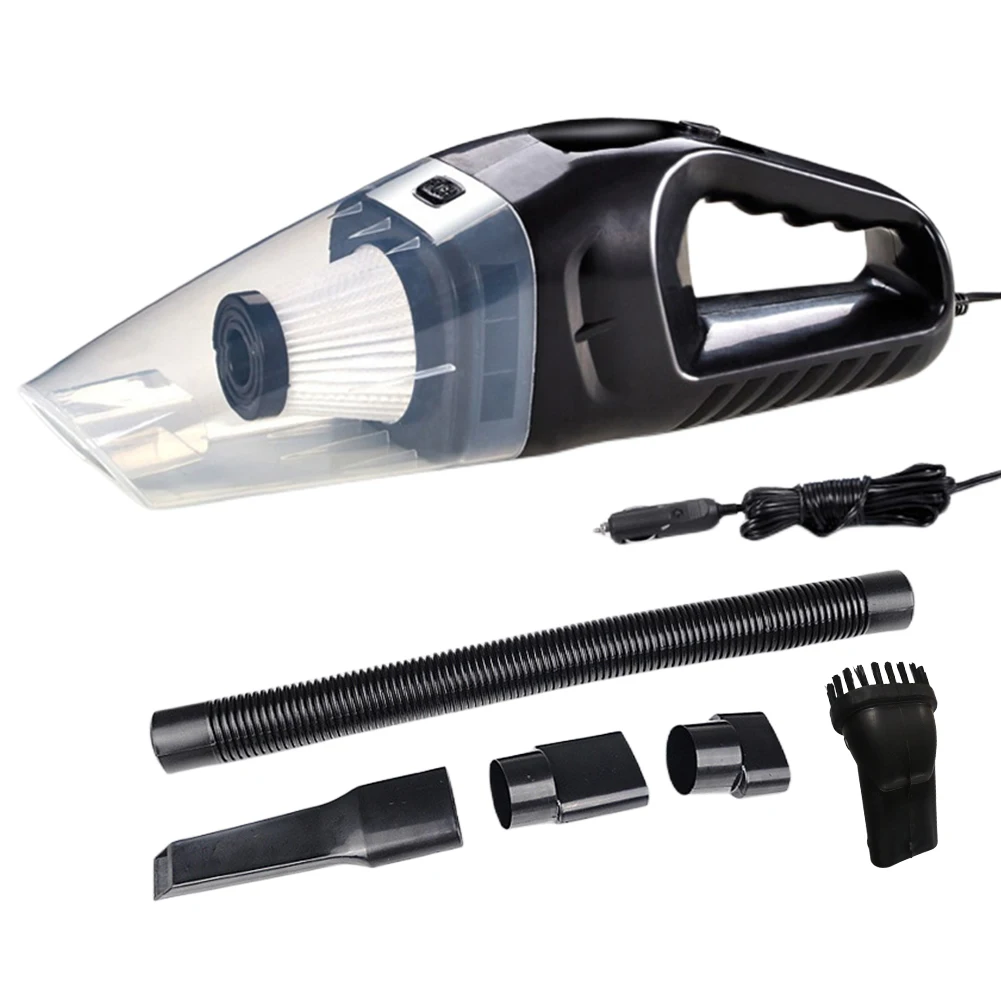 Car Vacuum Cleaner Dry Wet Dual Use Car Hoover 120W Handheld Dust Buster with 5M Cable Powerful Hoover for Vehicle Home Cleaning