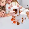 Electronic Pet Plush Cow Battery Operated Cattle Toy with Sounds Animal Learning Educational Interactive Toy for Kids Boys Girls 5