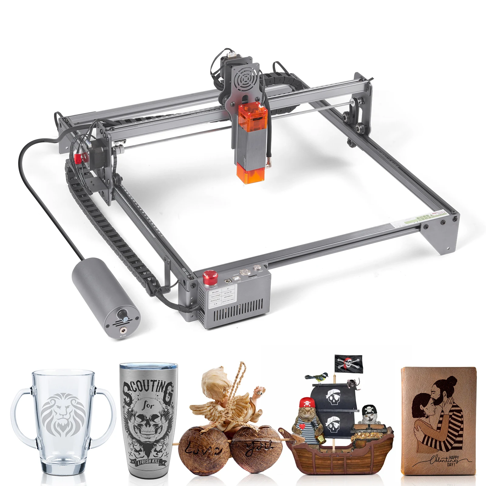 Laser Engraving Machine for Wood and Metal DIY Projects