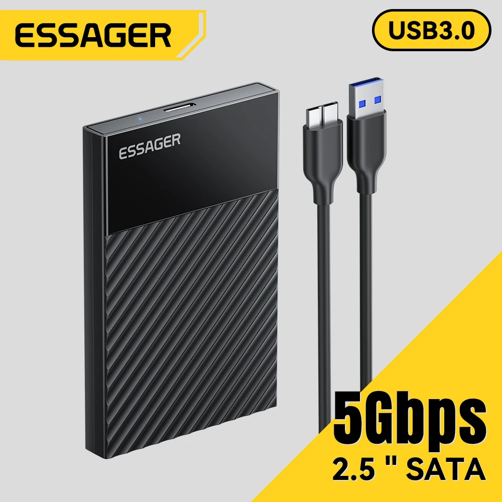 Essager External SSD Enclosure USB 3.0 SATA