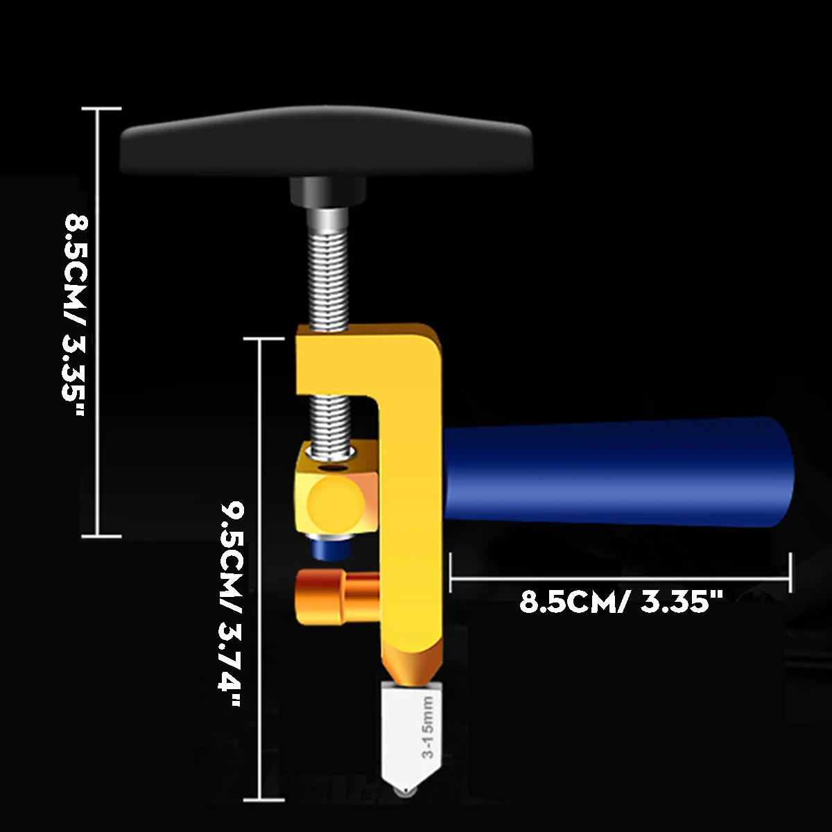 8PCS Professional Easy Glide Glass Tile Cutter 2 In 1 Ceramic Tile Glass Cutting Tool Portable Construction Cutter Tool glass cutter tile glass cutter tile cutting tool