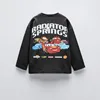 Popular Design Children Long Sleeve Tees Tops Autumn Loose Casual Baby Boys Base Shirt Crewneck Pullover T Shirts Kids Clothes 2