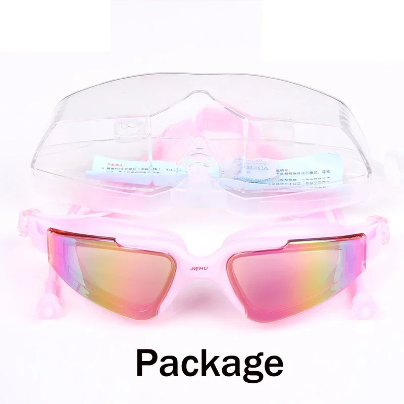 Swimming goggles myopia prescription swimming goggles kids girls glasses waterproof anti-fog swim set acetate