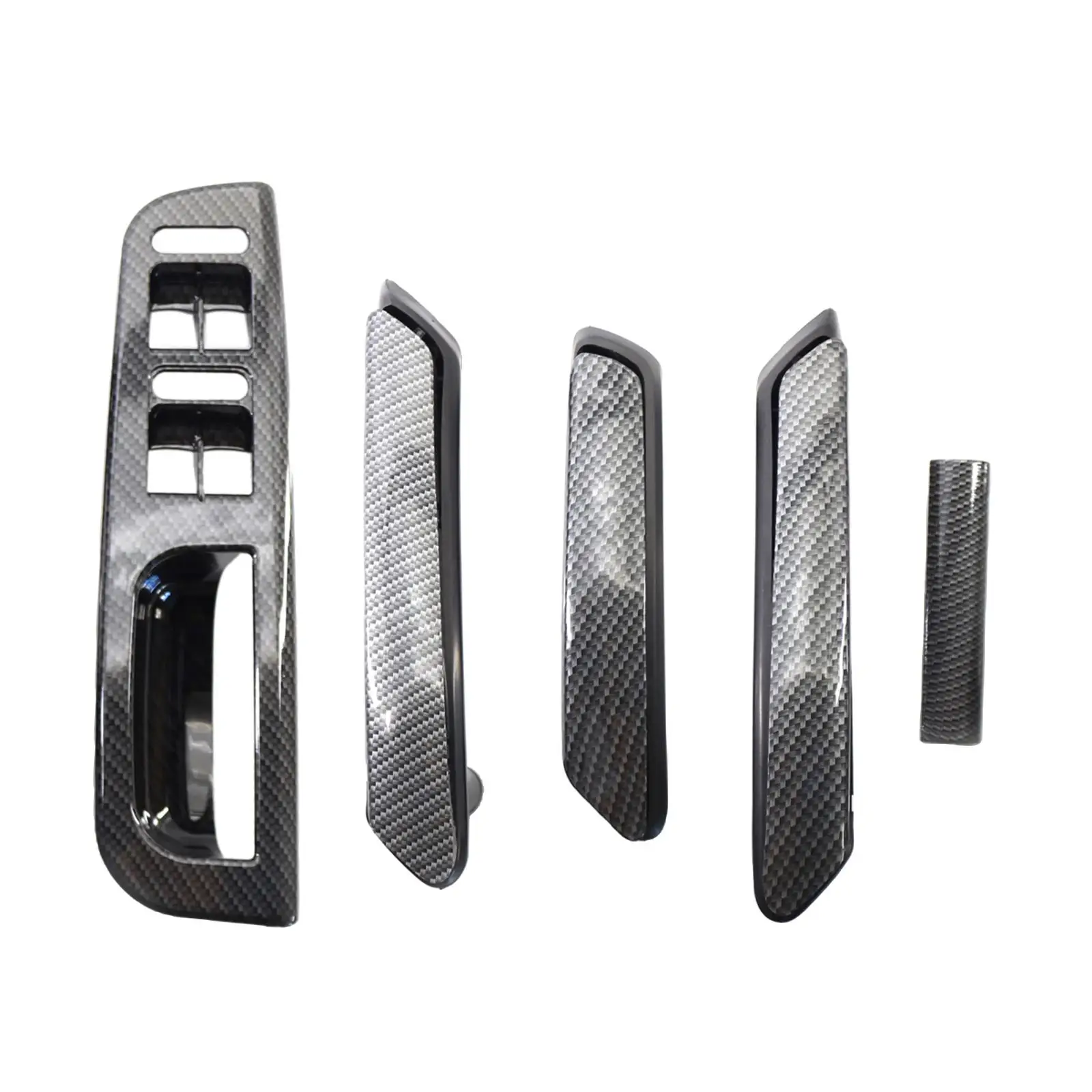 Interior Door Pull Handle for VW Passat B5 1998-2005 Easy to Install 3B4867372R Carbon Fiber Texture Carbon Fiber Texture